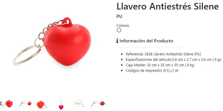 Llavero antiestrés