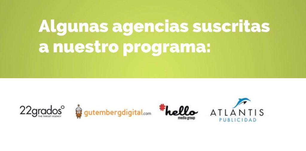 agencias del programa de ventajas para agencias
