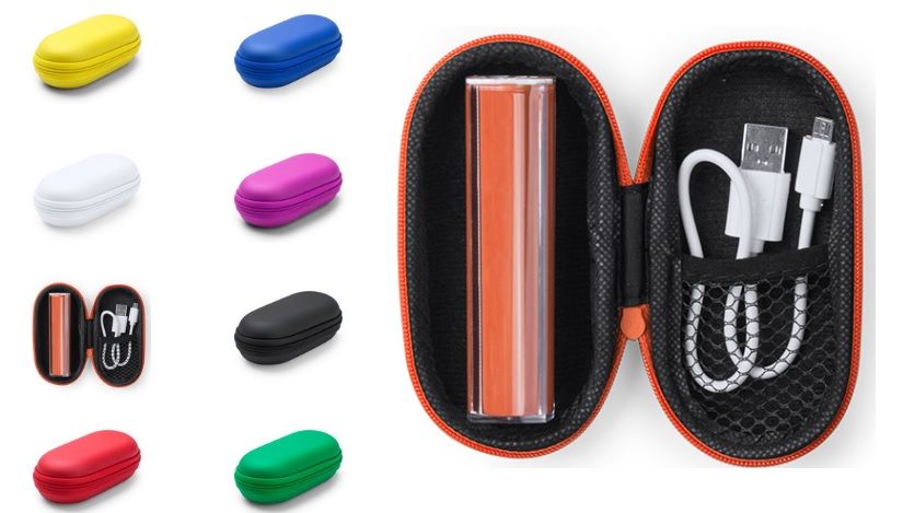 set de power banks personalizados