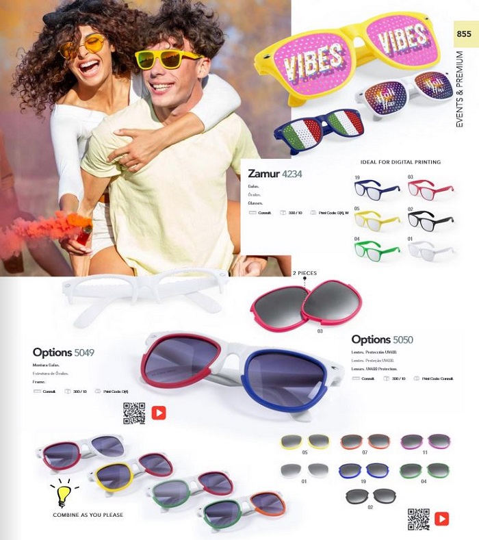 Gafas de sol para celebraciones