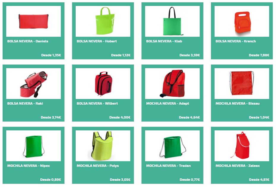 Neveras portátiles personalizadas