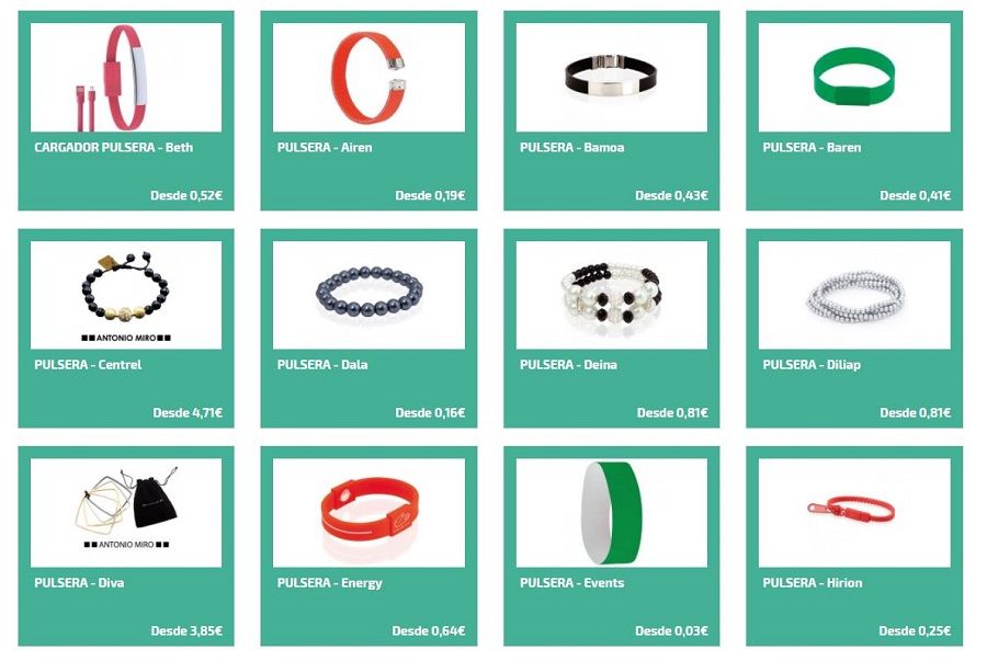 Pulseras personalizadas para fiestas