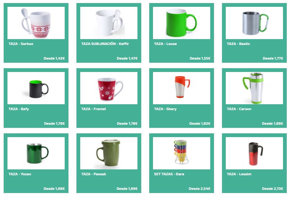 Regalar tazas personalizadas como regalos de empresa