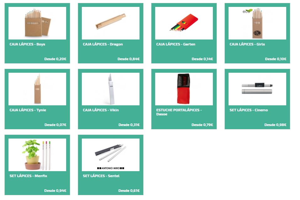 Lapices de colores personalizados