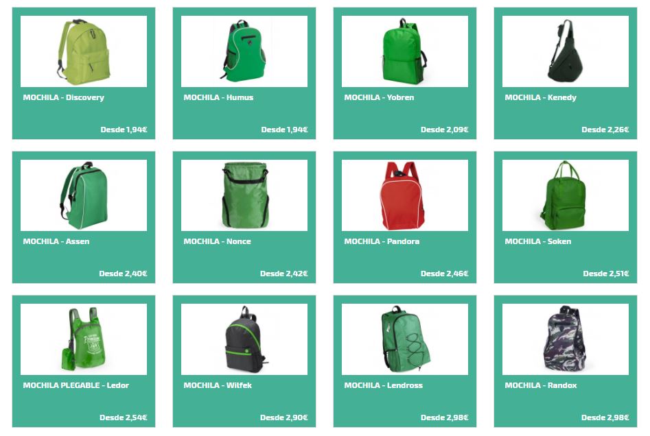 Mochilas personalizadas para la vuelta al cole