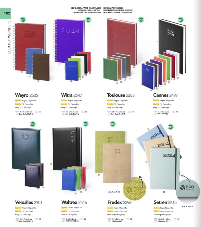 Agendas personalizadas para Navidad