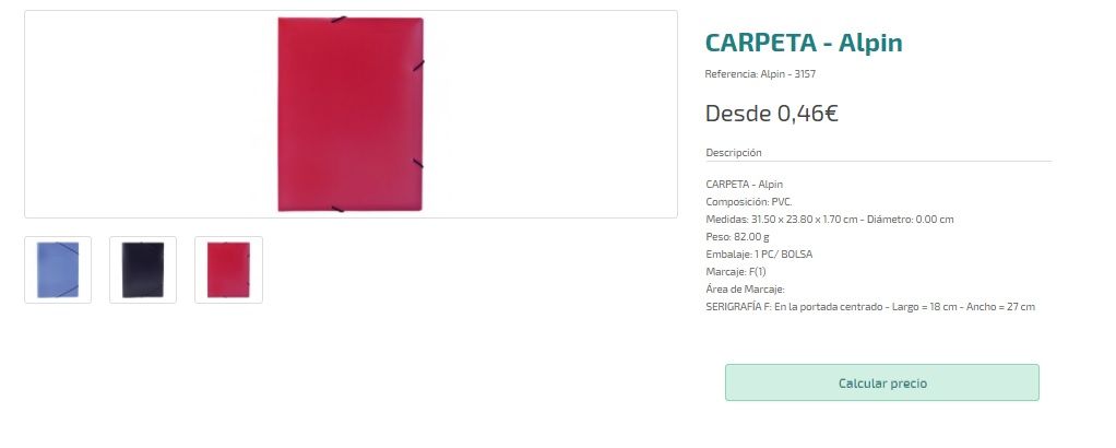 Carpetas personalizadas baratas