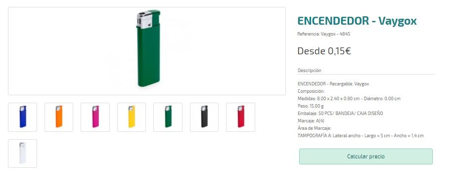 Mecheros personalizados baratos