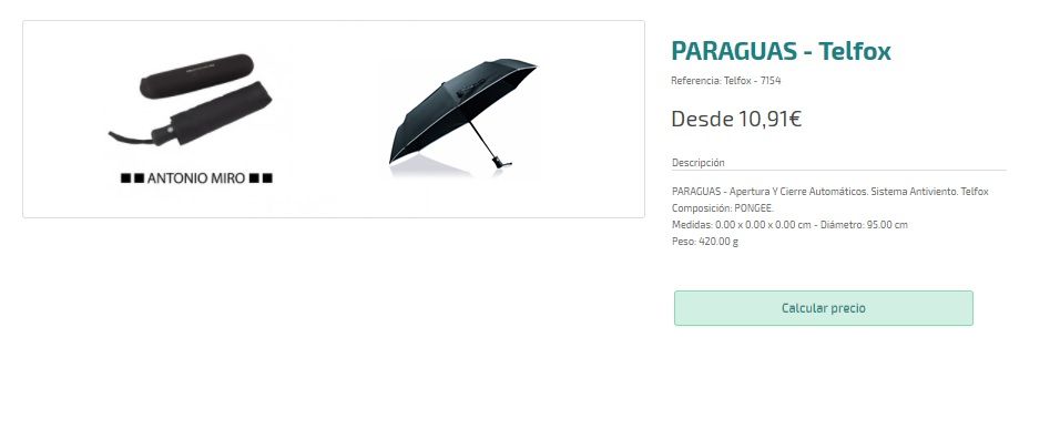 Paraguas personalizados de lujo