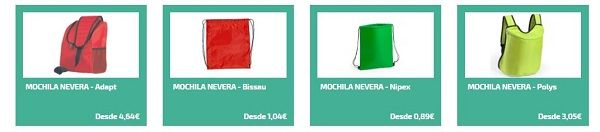 Mochilas neveras personalizadas