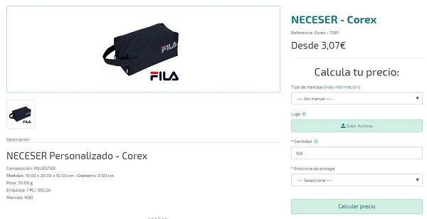 neceseres personalizados deporte