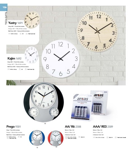 Relojes de pared personalizados