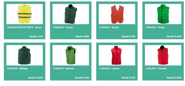 chalecos personalizados económicos - abrigos personalizados