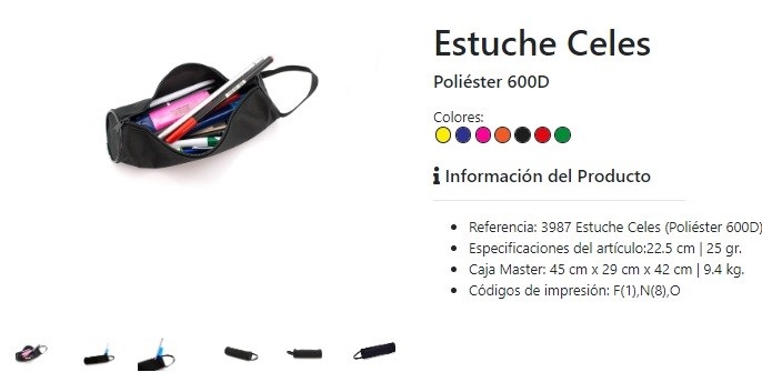 Estuches personalizados