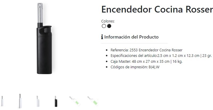 Encendedor de cocina