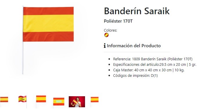 Regalos Publicitarios para eventos deportivos banderines