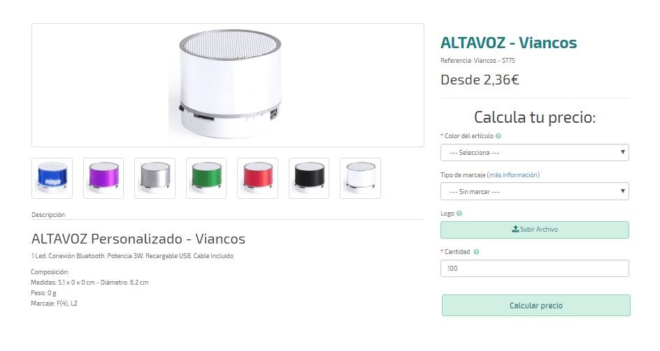 altavoces personalizados como regalos