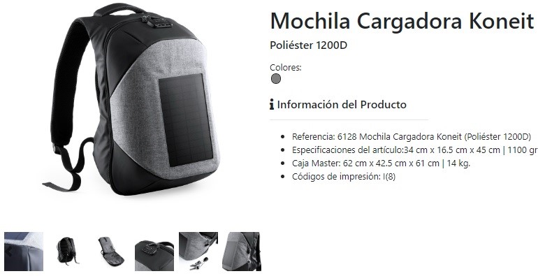 Mochila cargadora Koneit