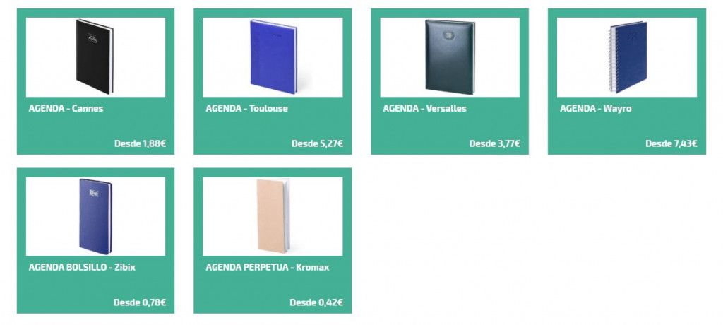 Agendas personalizadas para Navidad