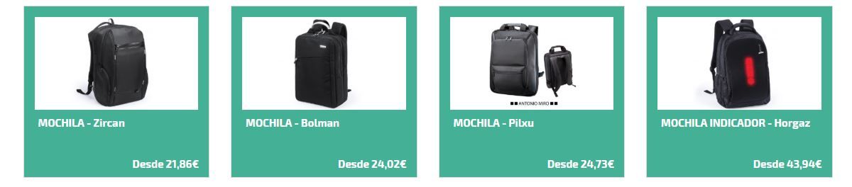 Mochilas personalizadas tecnologicas
