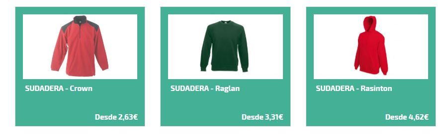 Sudaderas personalizadas