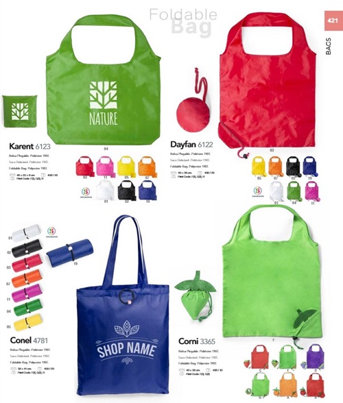 Bolsas plegables personalizadas Bolsas plegables personalizadas