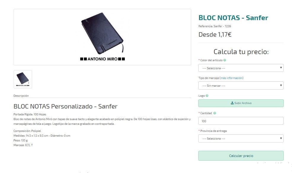 bloc notas personalizados