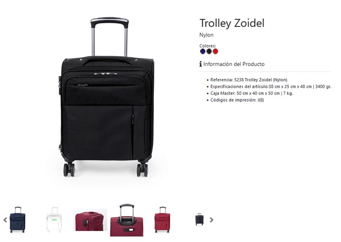 Trolley personalizado modelo Zoidel