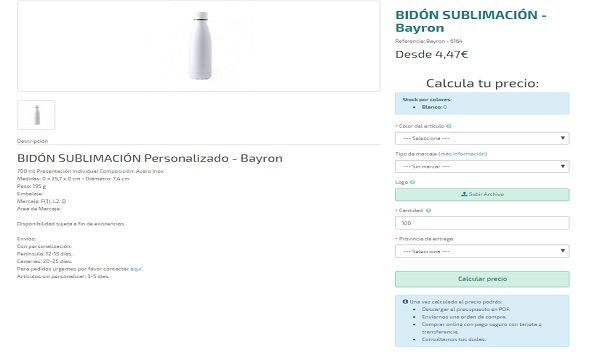 Bidones publicitarios