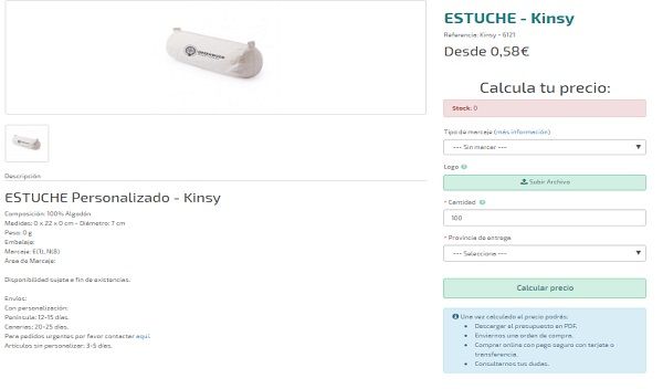 Estuche Kinsy