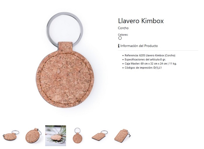 Llavero personalizado modelo Kimbox