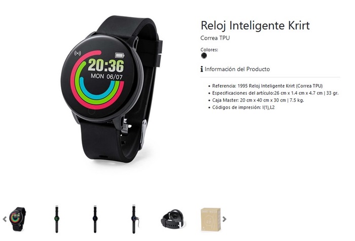 reloj inteligente krirt