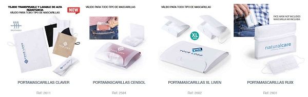 Portamascarillas personalizados