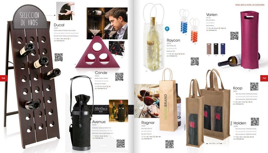 Bolsas y portabotellas personalizados