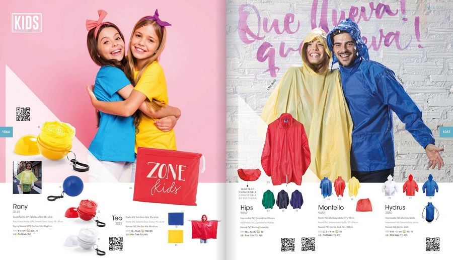Impermeables publicitarios