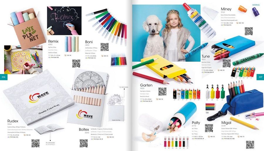 Lápices colorines publicitarios