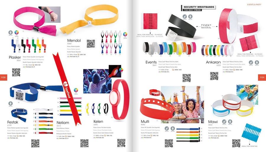 Pulseras publicitarias para eventos