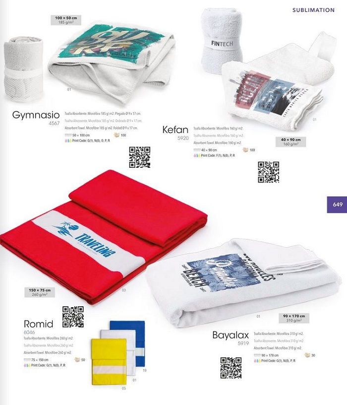 toallas sublimacion personalizadas