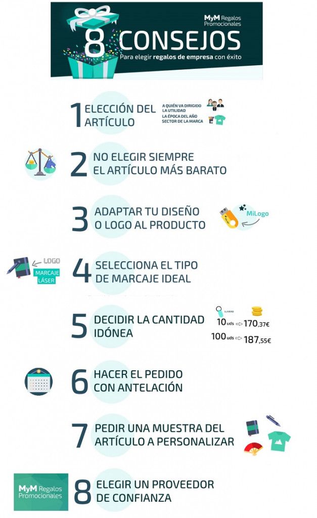 Consejos para tus pedidos de regalos publicitarios