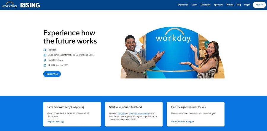 WORKDAY RISING EMEA 2023 WORKDAY RISING EMEA 2023