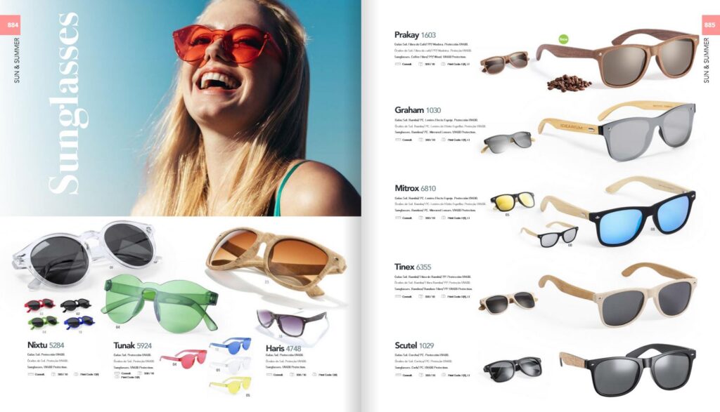 Gafas de sol personalizadas como regalos de ópticas