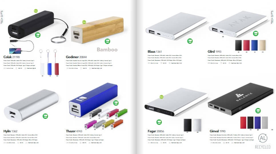 Accesorios para móviles cargadores Power banks