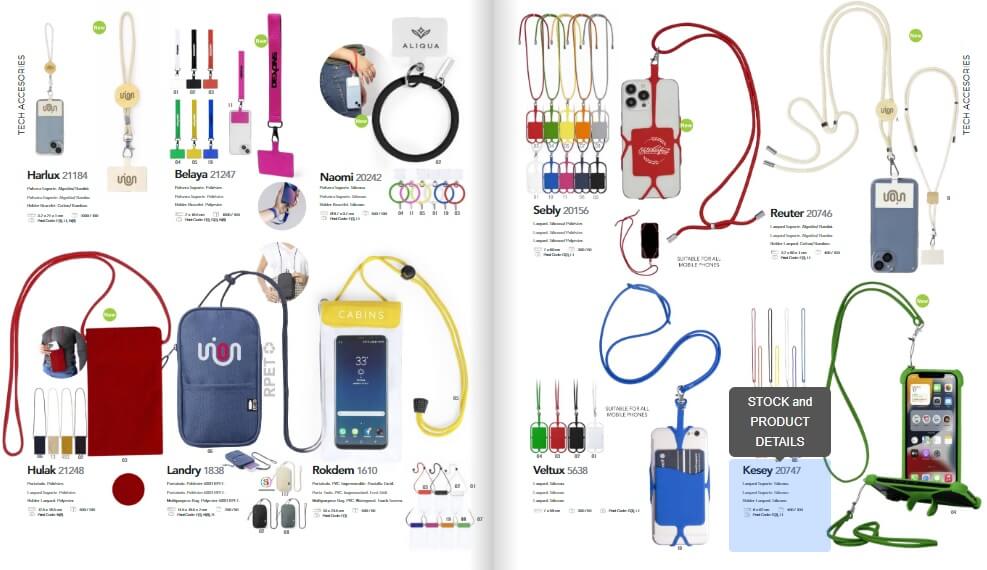 accesorios para móviles lanyards