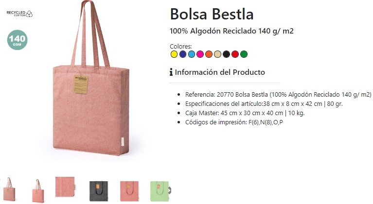 Novedad en el catálogo 2024 Bolsa Bestla