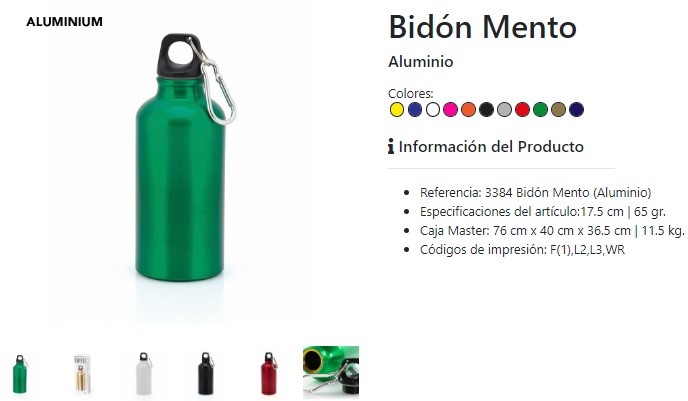 Bidón Mento