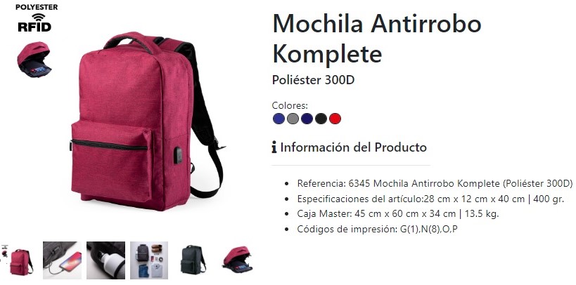 Mochilas para portátil personalizadas