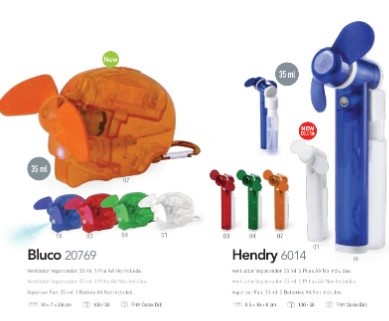 Ventiladores con vaporizador