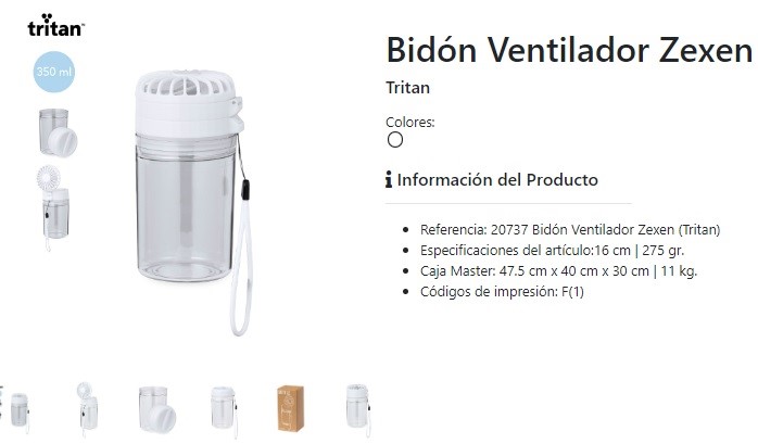 Ventiladores con bidón
