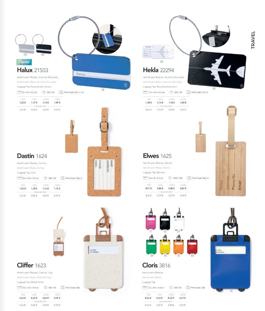Identificadores de maleta personalizados Identificadores de maleta personalizados